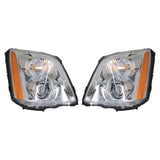 Labwork Right+Left Headlight For 2008-11 Cadillac DTS HID/Xenon Assembly Chrome