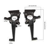 labwork 4inch Front Right and Left Lift Spindle Knuckle Set Replacement for Expedition 2009-2015 Replacement for Navigator 2009-2015