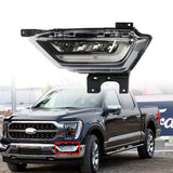 Labwork Left LED Front Bumper Fog Lights For Ford F-150 2021-2022 Daytime Lamps