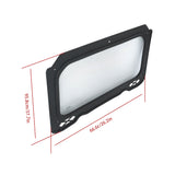 Full Glass Windshield W/Wiper Front For Polaris RZR 900 1000 Turbo 2014-2018