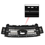 Labwork Front Grille For 2017-19 Ford Super Duty F-250 F-350 F-450 Chrome&Black
