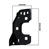 Labwork Front Bumper Bracket Set Inner For 2019-2021 Silverado1500 Black