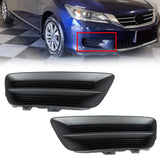 Labwork Fog Light Cover For Honda Accord 2013-2015 Sedan LH And RH Side Black
