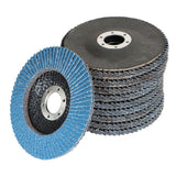 4-1/2" X 7/8" 120 Grit Premium Zirconia Grinding Wheel Flap Disc 10 Pack US