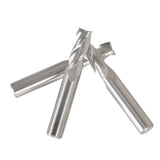3Pcs 3 Flute End Mill 3/8" Diameter x 1" Length of Cut x 2-1/2" Overall Length