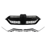Labwork Chrome Trim Decor Strip & Front Bumper Grille For Honda CR-V 2020-2022