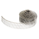 Stainless Steel Siding Nail 1-3/4" × 0.09" Ring Shank 15 Deg Wire Coil 1200 Pcs