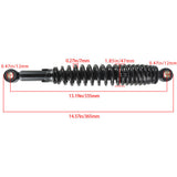 For Honda S65 CL/CT70 XL75 CL/ CM91 335mm (13 1/8") Black Rear Shocks