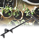 Fits For Garden Planting Bulb Planting Auger 5.9" x 33" Hand Auger Drill Bit