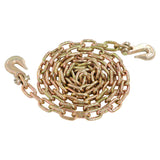 5/16in*10ft G70 Transportation Bundle Chain with Clevis Grab Hooks for Cargo Tie-Down for Factories Construction Sites Mining Activities Ports