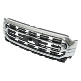 Labwork Front Bumper Grill For 2021-2022 Ford F150 XLT Black&Chrome ML3Z-8200-CA