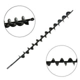 Earth Ground Auger Drill Bit 1.75" x 24" Fits For Rapid Planter Bulb Plant Auger