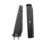 New Mud Flap Hangers Black Steel Straight 30" 2.5" Semi Truck Spring Loaded