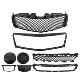 Labwork Front Upper Lower Grille + Outer Frame For 2013-2017 Cadillac XTS