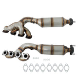 Labwork 2PCS Manifold Catalytic Converter For BMW 750i / 750Li 4.8L 2006-2008