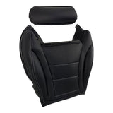 Labwork Front Driver Seat Cover For Mercedes Benz C300 2015-2021 Black Leather