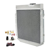 Labwork 3 Row Aluminum Radiator+Shroud Fan Relay For 1960-65 Ford Falcon Mustang