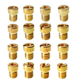 16pcs Carburetor Main Jet Replacement for OKO CVK 90 92 95 98 100 105 108 110 115 120 125 130 135 140 145 150