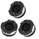 For BLACK+DECKER AF-100-3ZP 3 Pack GH600 30ft 0.065" Replacement Trimmer Spools