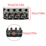 Complete Cylinder Head & Full Gasket Kit For Perkins 404D-22T 104-22 404C Engine