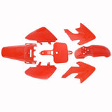 Red Plastic Fender Fairing Kit For Honda XR50 SDG CRF50 SSR107 125 Dirt Bike
