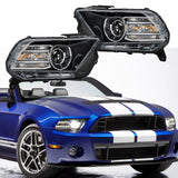 Labwork Right+Left Headlight For 2013-2014 Ford Mustang Projector HID Kit D3S