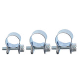 High Quality 1/4" 5/16" 3/8" Fuel Injection Hose Clamp / Auto Fuel Clamps 30Pack