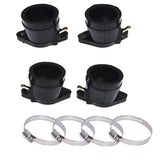 4Pcs Motorcycle Carburetor Intake Manifold Boot Joint for YAMAHA YZF600R 95-07