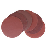 60 pcs 6" High Quality Disc Sandpaper 80 100 120 180 240 400 Mesh Non Perforated