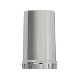 33mm Lug Nug Chrome Hub Cover Kit 2 Front & 4 Rear Replacement for Semi Truck with 33mm Thread-on Lug Nuts