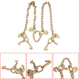 Chain V Bridle w/ RJT Hook Tow Truck Winch Cable Pull Wrecker Recovery Grab New