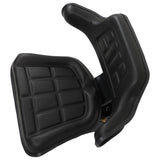 Black Tractor Suspension Seat For Ford / New Holland 4000 4100 4600 4610 5100