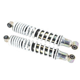 2 x Front Shocks Absorber Spring White for Yamaha Banshee 350 YFZ350 1987-2006