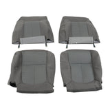 Labwork Seat Cover Left RIght For 2011-2013 2014 Ford F150 Top Bottom Cloth Gray