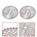 2 Pack 10 Inch Carbide Tip Brush Blades Suitable For Cutter Trimmer Weed Eater