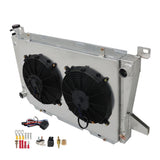 Labwork 4 Row Radiator+Shroud Fan Relay For Ford F150 F250 F350 Bronco 85-97