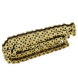 ATV Motorcycle 525 Pitch 120 Links With O-Ring Drive Chain Gold Color 525-120