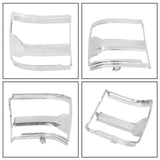 Labwork Right Side Headlight Trim Bezel Cover For 2016-2018 Chevy Silverado 1500