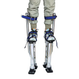 Aluminum Alloy Stilts Adjustable 15" - 23" Fits For Stilt Painters Walking Tool