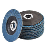 4-1/2" X 7/8" 120 Grit Premium Zirconia Grinding Wheel Flap Disc 10 Pack US