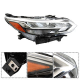 Headlights Assembly Left and Right Side Replacement for Sentra 2020 2021 2022 Headlights Chrome Housing Replacement for 260606LB5A 260106LB5A