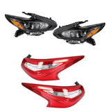Labwork Left+Right Side Headlights+Tail Lights For 2016-2018 Nissan Altima