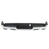 Labwork Rear Bumper For 2019-2022 RAM 1500 w/ Dual Exhaust Chrome Steel Assembly