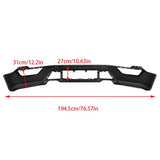 Labwork Front Bumper Face Bar For Ford F-150 2021-2023 W/O Sensor Holes Steel