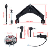 Labwork Front Wheel Bearing Hub Control Arm For Gmc Sierra 1500 Hd 2001-2003 4WD
