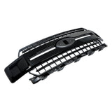 Labwork Front Upper Hood Grille For Ford F-150 XLT XL 2018-2020 Glossy Black