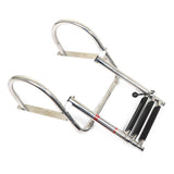 3 Steps Boat Ladder Stainless Steel in-Board Telescoping Folding Dock Ladder