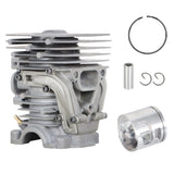 Fits For Husqvarna 455E 460 Cylinder Head Piston Kit Rancher Chainsaw Pin 47MM