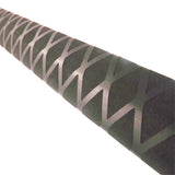 Tube Heat Shrinkable Wrap Tubing Black 39'' Flat Width 48mm For Rod Grips Soft