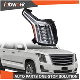 Labwork Headlight For 2015-2020 Cadillac Escalade LED Black Housing Passenger RH